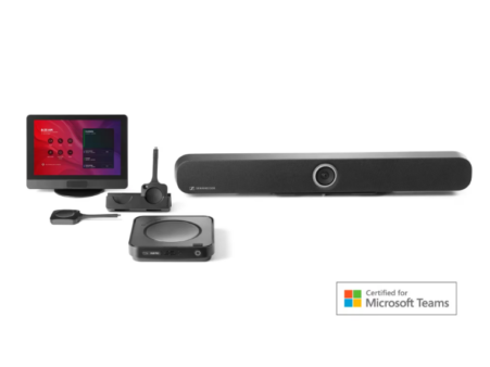 Bộ giải pháp phòng họp thông minh Barco ClickShare Hub Pro + Sennheiser TeamConnect Bar M room system
